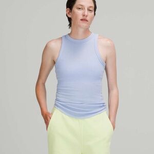 NWT Lululemon Hold Tight Tank - Linen Blue - Size 4